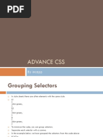 Advance CSS: by Incapp