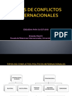 Tipos de Conflictos Internacionales PDF