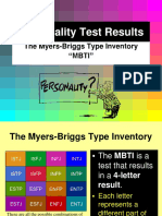 Tccampa 65511 Mbti Personality Test Results Education Ppt Powerpoint Ver2