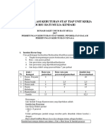 Format Kebutuhan Staf Setiap Unit