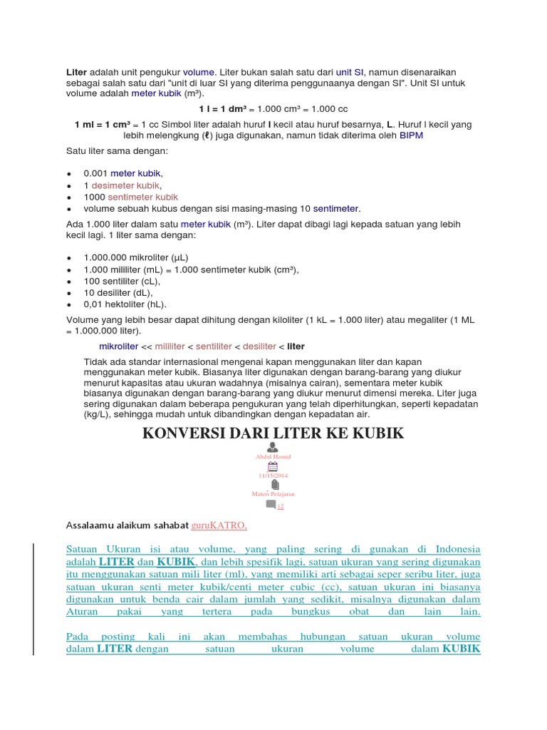 Liter Pdf