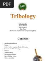 Tribology