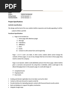 Website Proposal