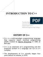 Introduction to C++ - History, Features, Advantages and Disadvantages