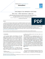 Computational Design of An Automotive Twist Beam: Benki Aalae, Habbal Abderrahmane, Mathis Gael