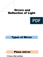 Mirrors and Reflection of Light