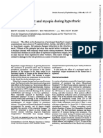 Nuclear Myopia During Hyperbaric Therapy : Cataract