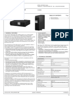 Daker DK 10000 - Inverter: General Features