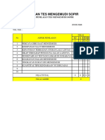 Form Penilaian Tes Mengemudi Sopir