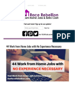 44 Work From Home Jobs With No Experience Necessary - Real Work From Home Jobs by Rat Race Rebellion