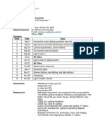 201920S1 BSE511Teaching Scheme