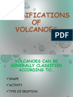 Classifications of Volcano