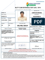 Neet Admitcard 2019