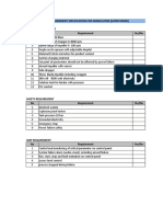 User Requirement Specification For Granulator (Super Mixer) Process Requirement No Requirement Yes/No