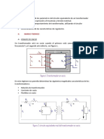 Determinación de los parámetros del circuito equivalente de un transformador monofásico