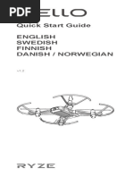 Quick Start Guide English Swedish Finnish Danish / Norwegian