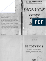 Dionysos - H Jeanmaire