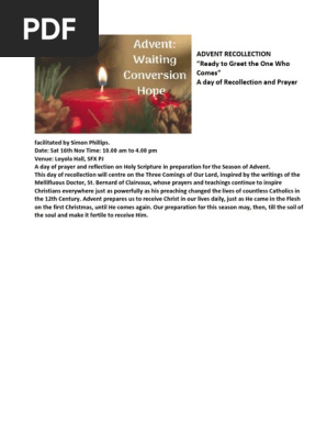 Advent Recollection