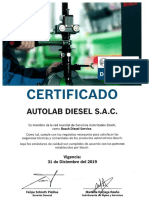 Certificado Autolab 2019