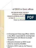 Role of DDO in Govt