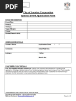 Tshwane Events JOC Application Guide | PDF | Business