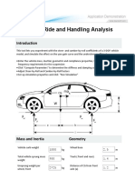 Vehicle Ride and Handling Analysis