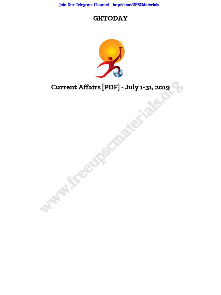 Gktoday July 2019 Upscmaterials Pdf The United States Sports