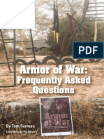 Armour of War FAQ's