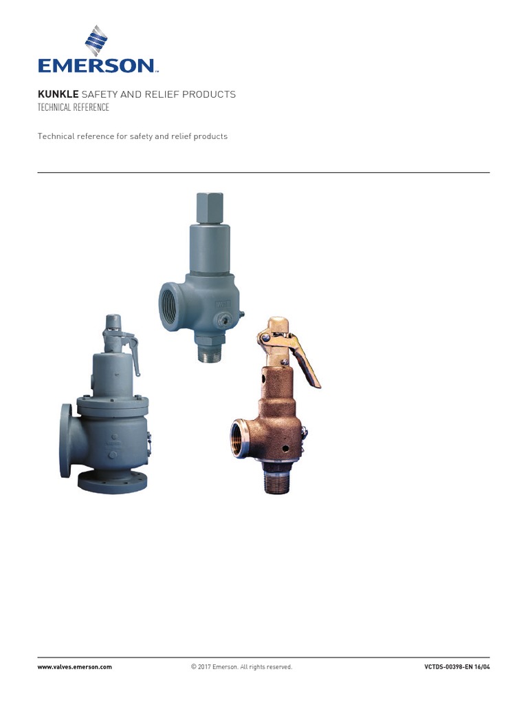 Catalogo Kunkle Valve | PDF | Valve | Pressure