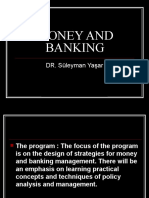 Money and Banking 2009 Spring