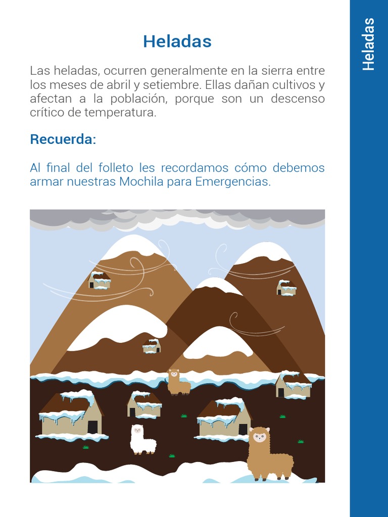Impacto de Heladas y Granizadas en Cultivos | PDF | Nieve | Granizo