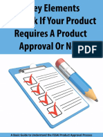 6 Key Elements To Check If Your Product Requires A Product Approval or Not