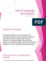 2 Mathematical Languages and Symbols PDF