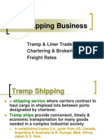 The Shipping Business: Tramp & Liner Trade Chartering & Brokering Freight Rates