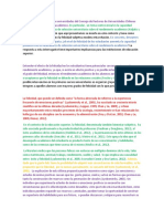 El Proceso de Selección a Las Universidades Del Consejo de Rectores de Universidades Chilenas