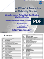 An Overview of NASA Automotive Component Reliability Studies