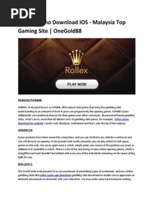 Rolex casino download for android free