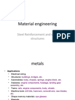 Material Engineering: Steel Reinforcement and Steel Structures