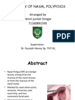 A Review of Nasal Polyposis Arranged by Henni Juniati Siregar 71160891595