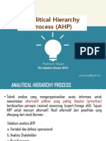Analitical Hierarchy Process (AHP) : Tim Asisten Dosen 2019