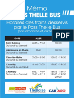 Horaires Trains Thelle Bus