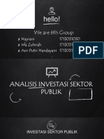 Analisis Investasi Publik