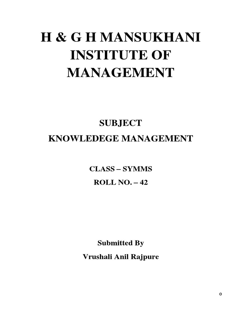 organization and management case study pdf