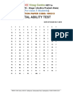 Solution - Andhra Pradesh - Ntse - Stage 1 - Mat - 2019-20 PDF