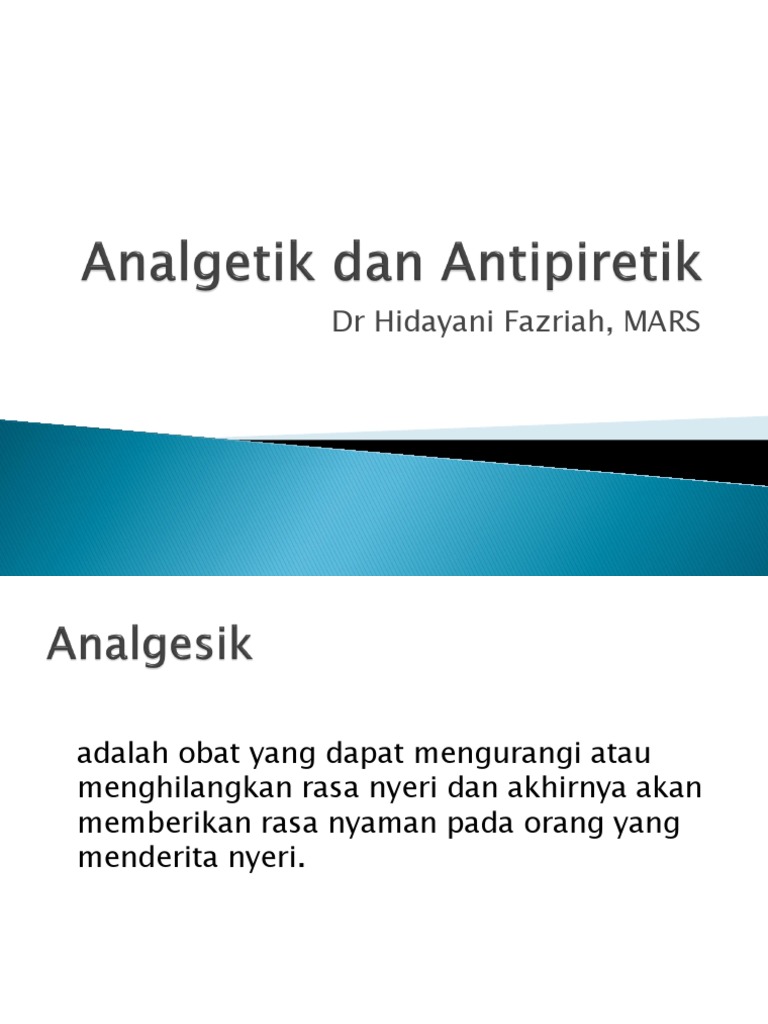 Obat Injeksi Anti Nyeri dan Analgesik | PDF