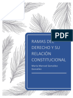 Ramas Del Derecho y Su Relación Con La Constitución