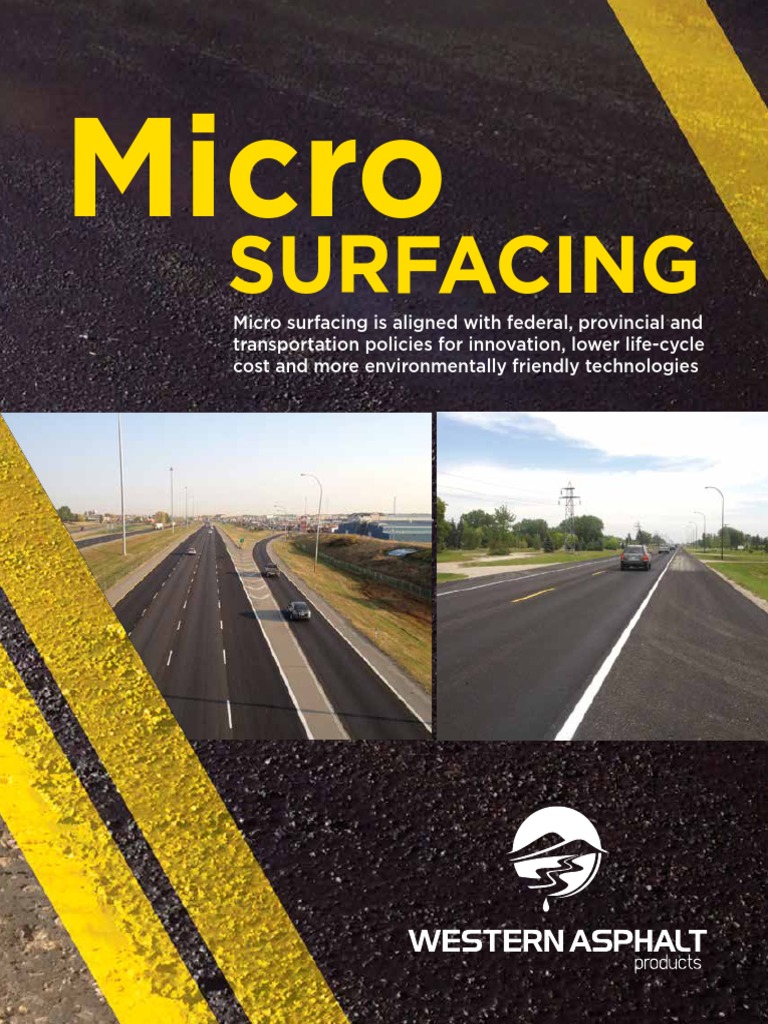 Micro Surfacing for Road Agencies | PDF | Road | Road Surface