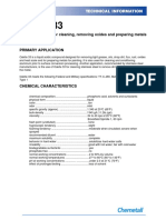 Chemetall - (Data Sheet) Oakite 33