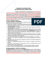 Modelo Contrato Consultor - Contratista