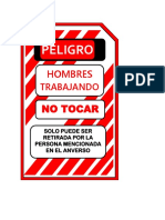 Tarjeta de Bloqueo